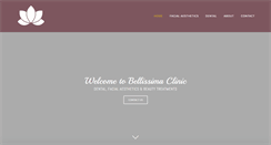 Desktop Screenshot of bellissimaclinic.com